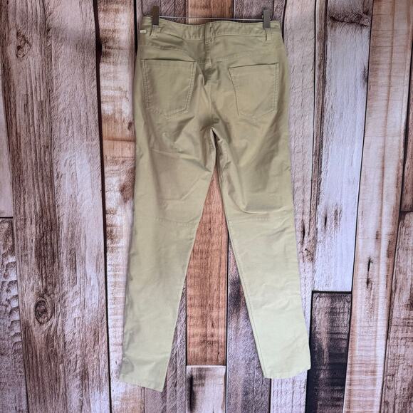 Lululemon Pants ABC Utilitech Tan Khaki Slim Casual Classic Versatile Size 28 - Picture 2 of 8